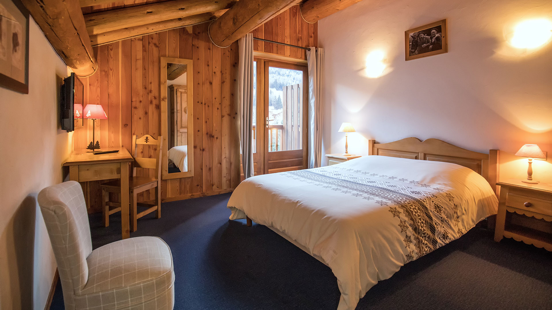 Chalet haut de gamme à Val Cenis, chambre mansardée